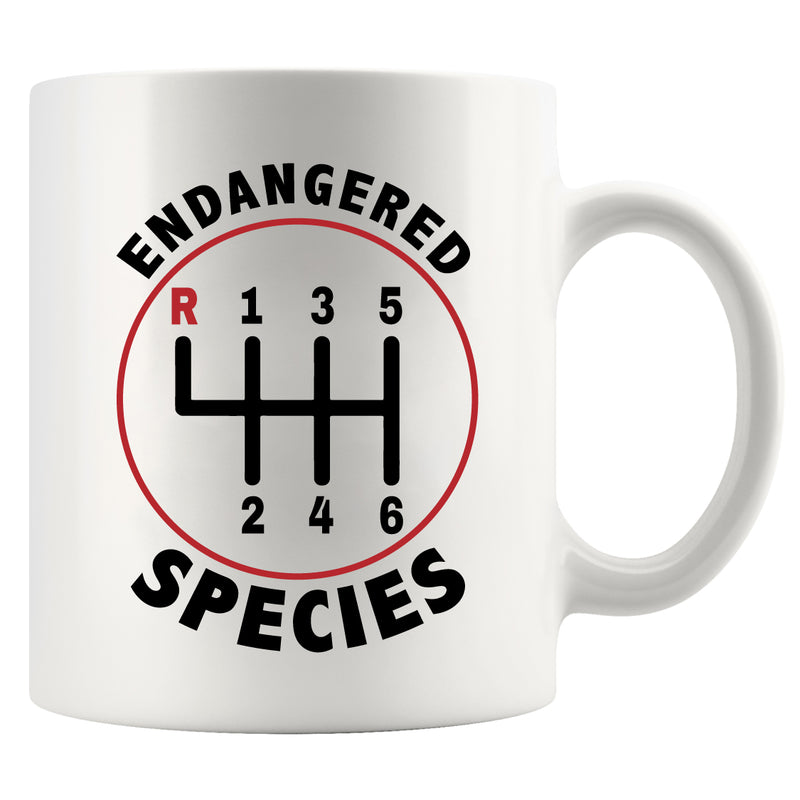 Endangered Species Ceramic Mug 11 oz White