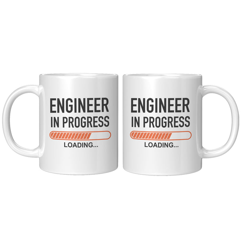 Engineer in Progress Engineering Student Gifts Ceramic Mug 11 oz White