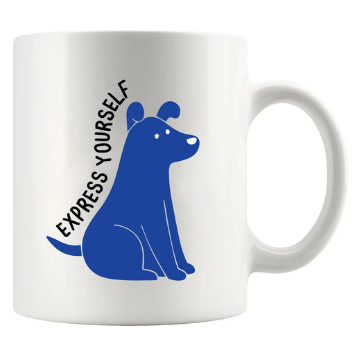 Express Yourself Ceramic Mug 11 oz White - Panvola