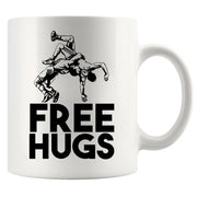 Free Hugs Ceramic Mug 11 oz White - Panvola