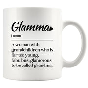 Glamma Definition Ceramic Mug 11 oz White - Panvola