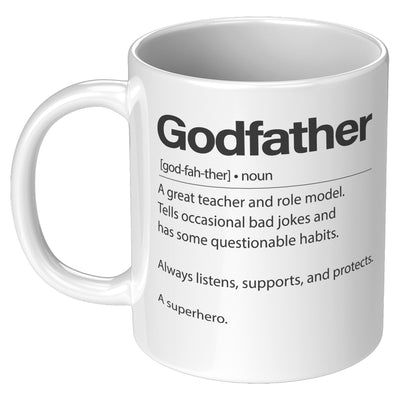 Godfather Definition Mug 11 oz White