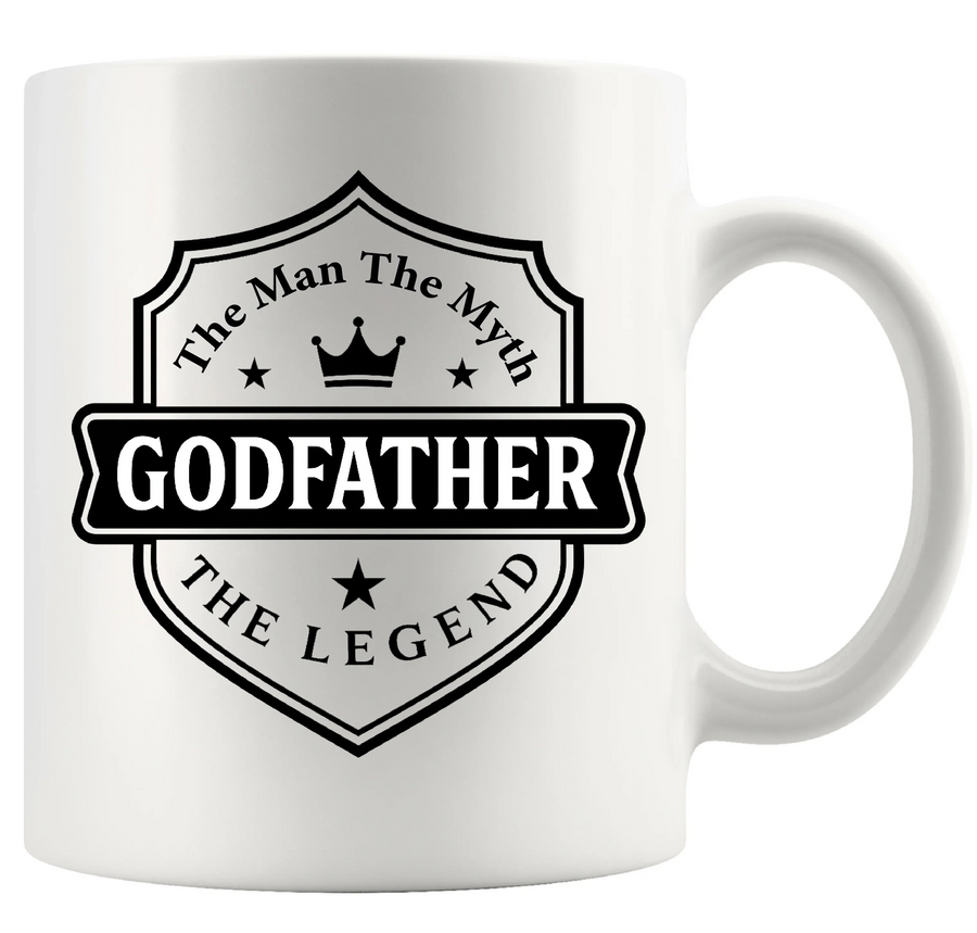 Godfather The Man The Myth The Legend Ceramic Mug 11 oz White