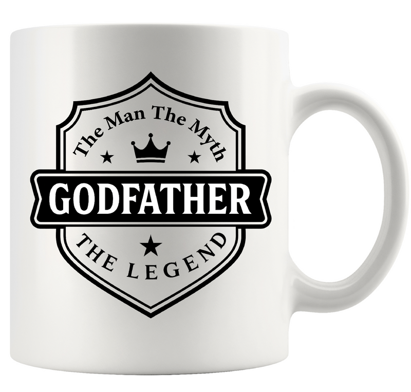 Godfather The Man The Myth The Legend Ceramic Mug 11 oz White