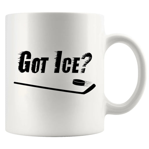 Got Ice? Ceramic Mug 11 oz White - Panvola
