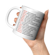 Grammar Cuss Words Sarcastic Funny Gift Idea Ceramic Coffee Mug 11 oz - Panvola