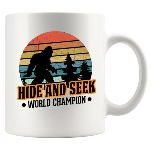 Hide And Seek Champion Ceramic Mug 11 oz White - Panvola