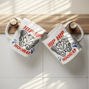 Hip Hip Hooray Recovery Ceramic Mug 11 oz White - Panvola