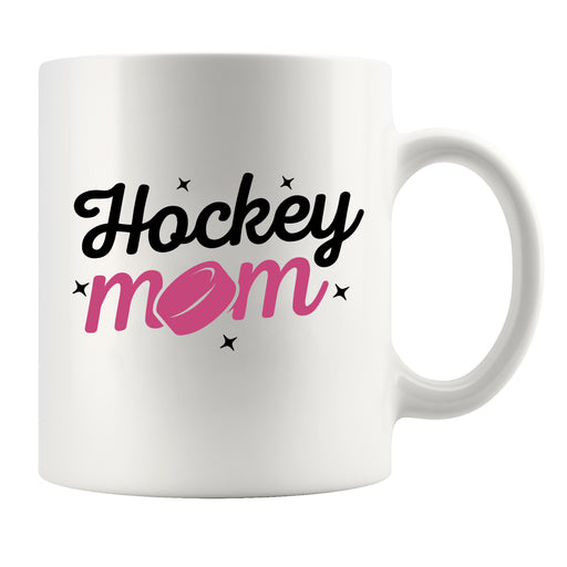 Hockey Mom Mothers Day Gift Ceramic Mug 11 oz White.