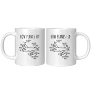 How Airplanes Fly Very Important Magic Pilot Engineer Coffee Mug 11 oz - Panvola