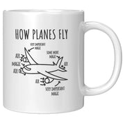 How Airplanes Fly Very Important Magic Pilot Engineer Coffee Mug 11 oz - Panvola