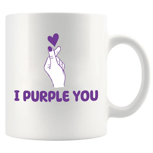 I Purple You Ceramic Mug 11 oz White - Panvola