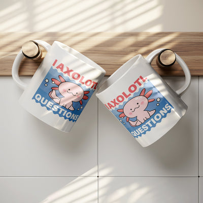 I Axolotl Questions Ceramic Mug 11 oz White