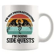 I’m Not Procrastinating I’m Doing Side Quests Ceramic Mug 11 oz White - Panvola