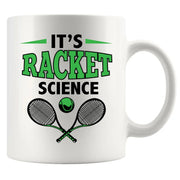 It's Racket Science Ceramic Mug 11 oz White - Panvola