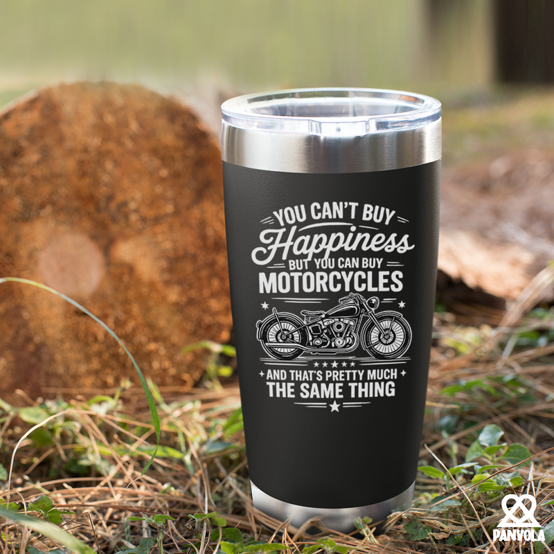 You Can't Buy Happiness But You Can Buy Motorcycle Tumbler 20oz