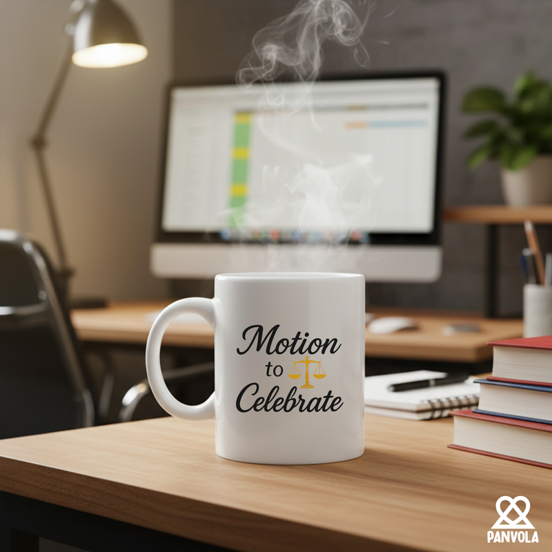 Motion To Celebrate Lawyer Gifts Ceramic Mug 11oz White