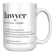 Lawyer Definition Mug 15 oz White - Panvola