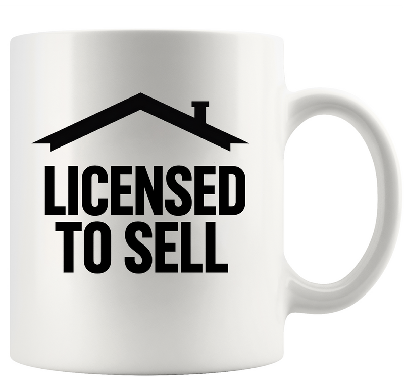 Licensed To Sell Ceramic Mug 11 oz White