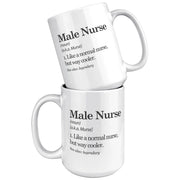 Male Nurse Definition Mug Murse Coffee Mug 15 oz White - Panvola