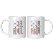 Mechanic Flag Ceramic Mug 11 oz White - Panvola
