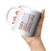 Mechanic Flag Ceramic Mug 11 oz White - Panvola