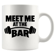 Meet Me At The Bar Ceramic Mug 11 oz White - Panvola