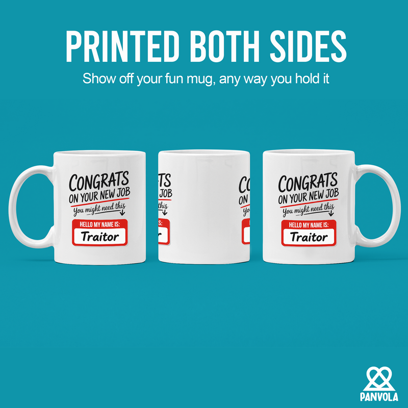 Panvola Congrats On Your New Job Coworker Leaving Mug 11oz White