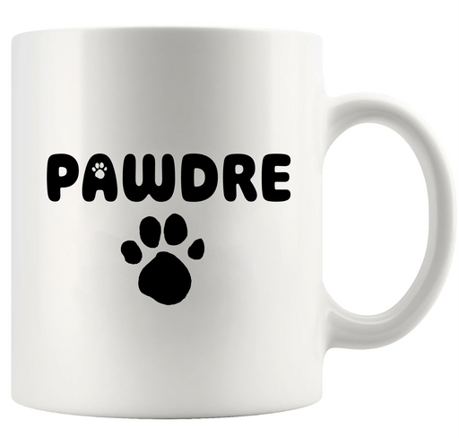 Pawdre Ceramic Mug 11 oz White - Panvola