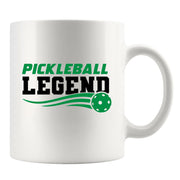 Pickleball Legend Player Gifts Ceramic Mug 11oz White.