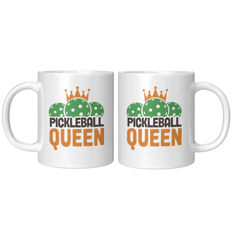 Pickleball Queen Ceramic Mug 11 oz White - Panvola