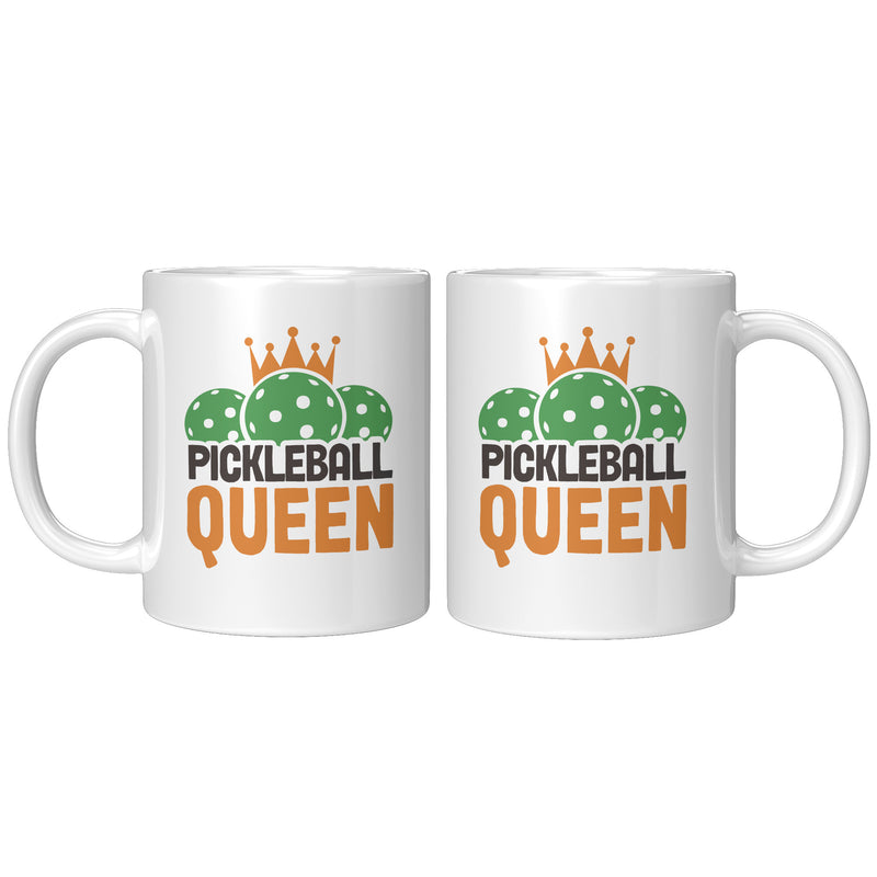 Pickleball Queen Ceramic Mug 11 oz White