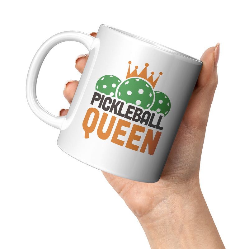 Pickleball Queen Ceramic Mug 11 oz White