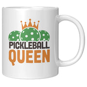 Pickleball Queen Ceramic Mug 11 oz White - Panvola