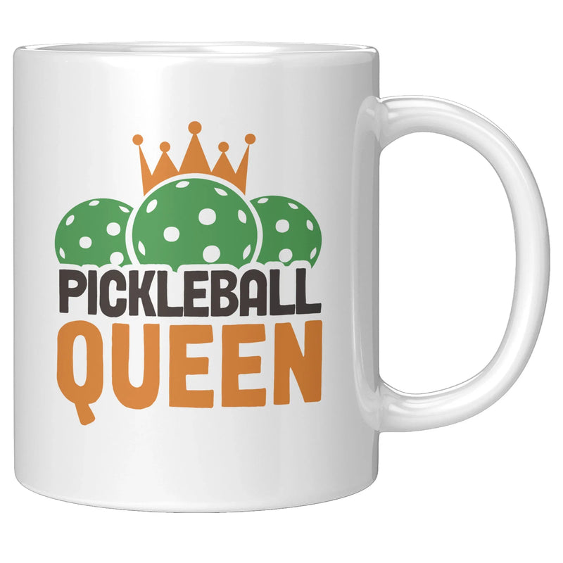 Pickleball Queen Ceramic Mug 11 oz White - Panvola