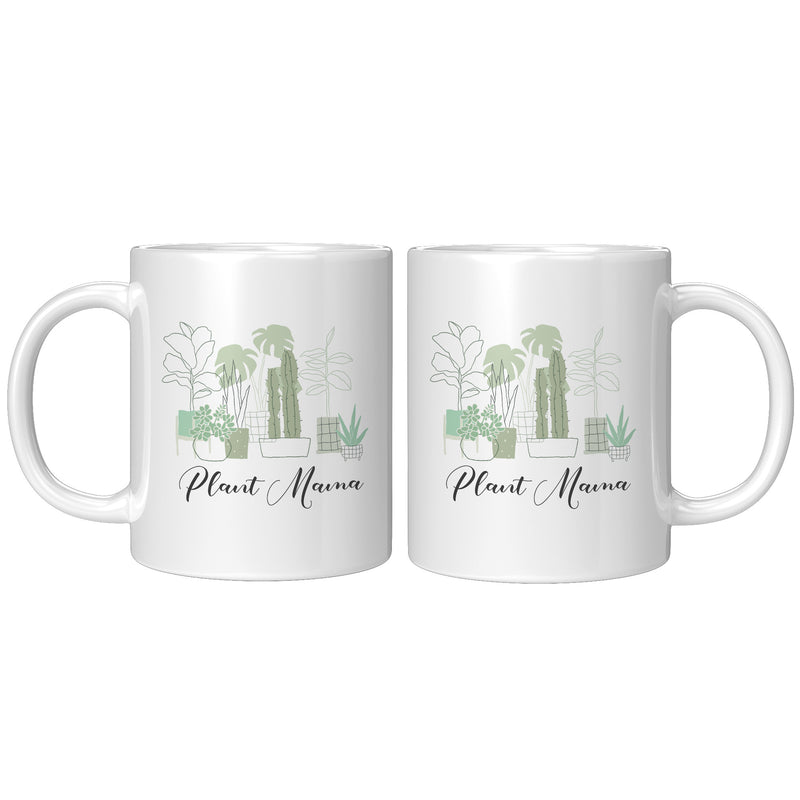 Plant Mama Mom Gifts Gardening Coffee Mug 11 oz White