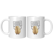 Positive Potato Ceramic Mug 11 oz White - Panvola