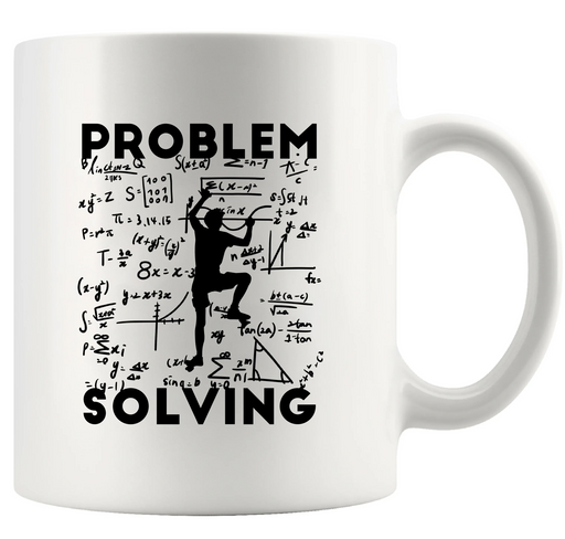 Problem Solving Climber Ceramic Mug 11 oz White - Panvola