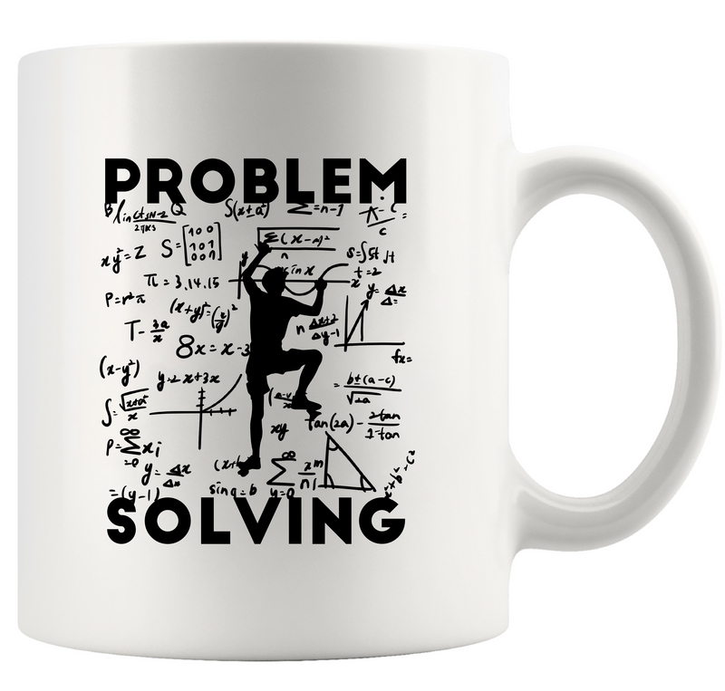 Problem Solving Climber Ceramic Mug 11 oz White