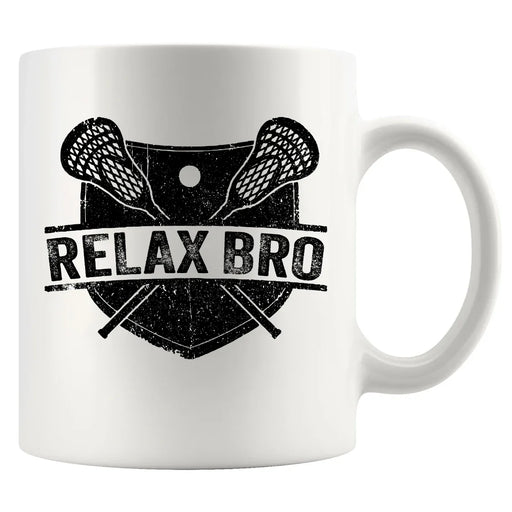 RELAX BRO Ceramic Mug 11 oz White - Panvola