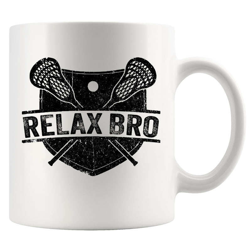 RELAX BRO Ceramic Mug 11 oz White