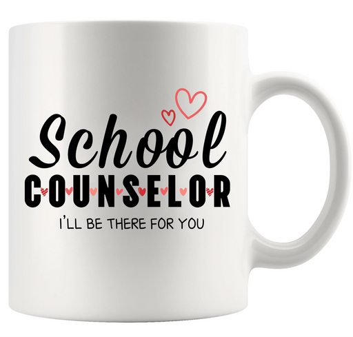 School Counselor Ceramic Mug 11 oz White - Panvola