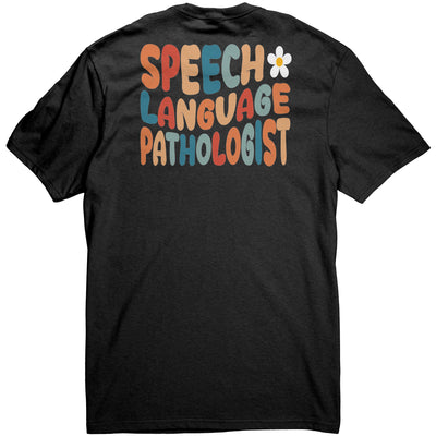 Speech Language Pathologist SLP Gifts Unisex Tshirt Black
