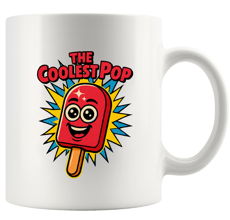 The Coolest Pop Ceramic Mug 11 oz White