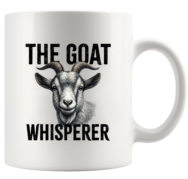 The Goat Whisperer Ceramic Mug 11 oz White