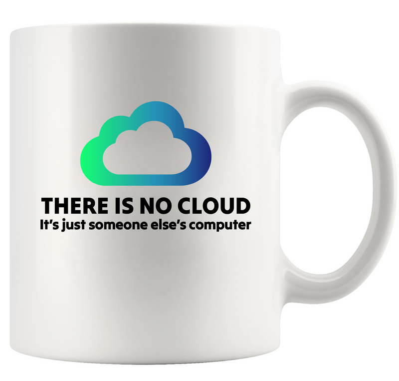 There Is No Cloud Ceramic Mug 11 oz White