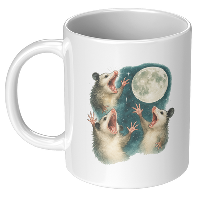 Three_Possum_Moon_Ceramic_Mug_11_oz_Whit_11oz_White_LH_Mockup.png