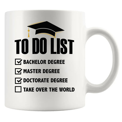 To Do List Ceramic Mug 11 oz White - Panvola