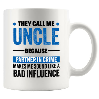 Uncle Partner In Crime Ceramic Mug 11 oz White