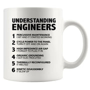 Understanding Engineers Ceramic Mug 11 oz White - Panvola